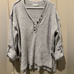 Gray, cozy sweater, like new
